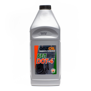 Жидкость тормозная DOT-3 - DOT-4 Тормозная жидкость ДОТ-4 ONZOIL 910гр фото ООО “Партнер агрария”