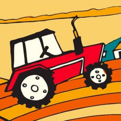 Замок, трактор и зубр